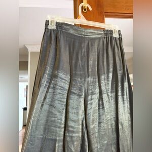 Antique Shiny Metallic blue-green/gold women’s Pants